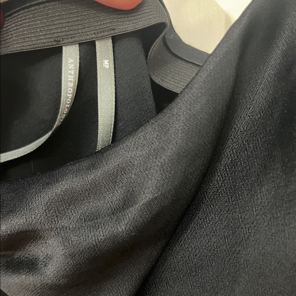 Anthropologie Tilda knee length slip skirt / Black Women's Skirt - Picture 7 of 9